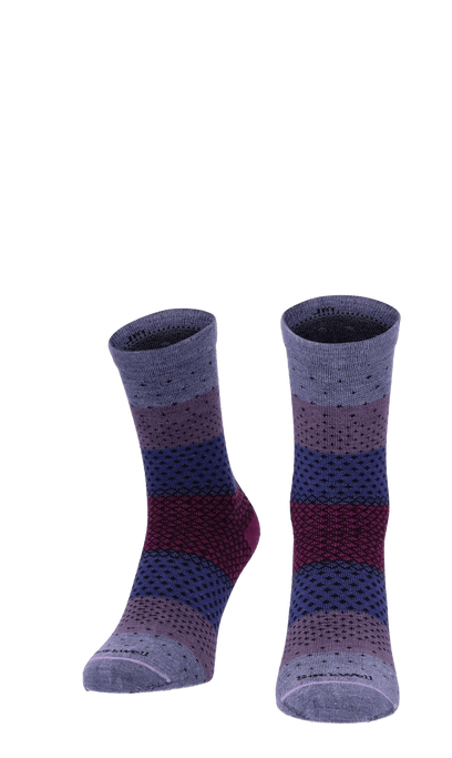 Plantar Ease Crew Damen Socken 20-30 mmHg Lilac