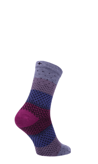Plantar Ease Crew Damen Socken 20-30 mmHg Lilac