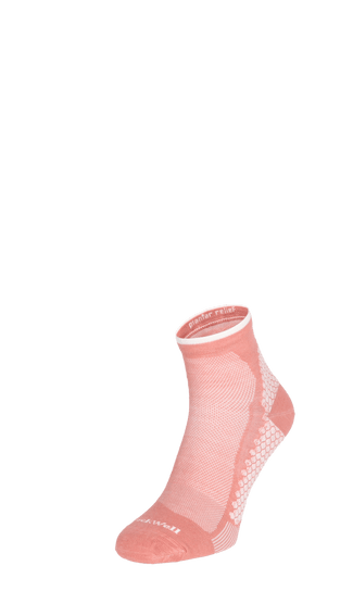 Plantar Sport Quarter Damen Socken 20-30 mmHg Pink Clay