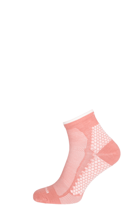 Plantar Sport Quarter Damen Socken 20-30 mmHg Pink Clay