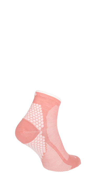 Plantar Sport Quarter Damen Socken 20-30 mmHg Pink Clay