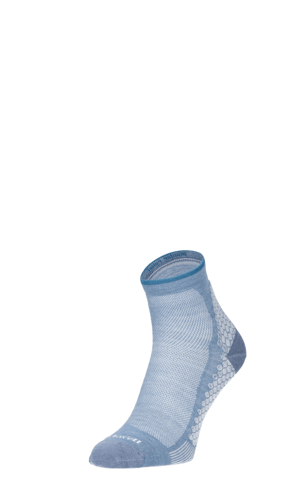 Plantar Sport Quarter Damen Socken 20-30 mmHg Bluestone