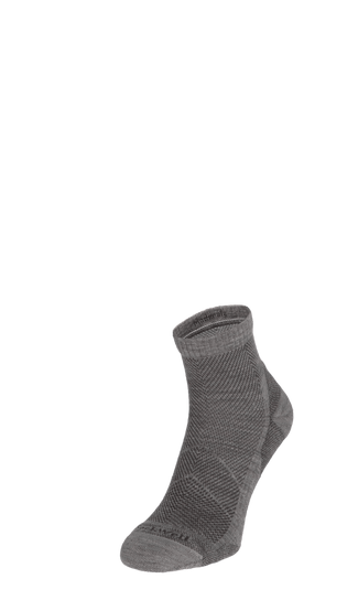 Elevate Quarter Herren Sportsocken 15-20 mmHg Light Grey