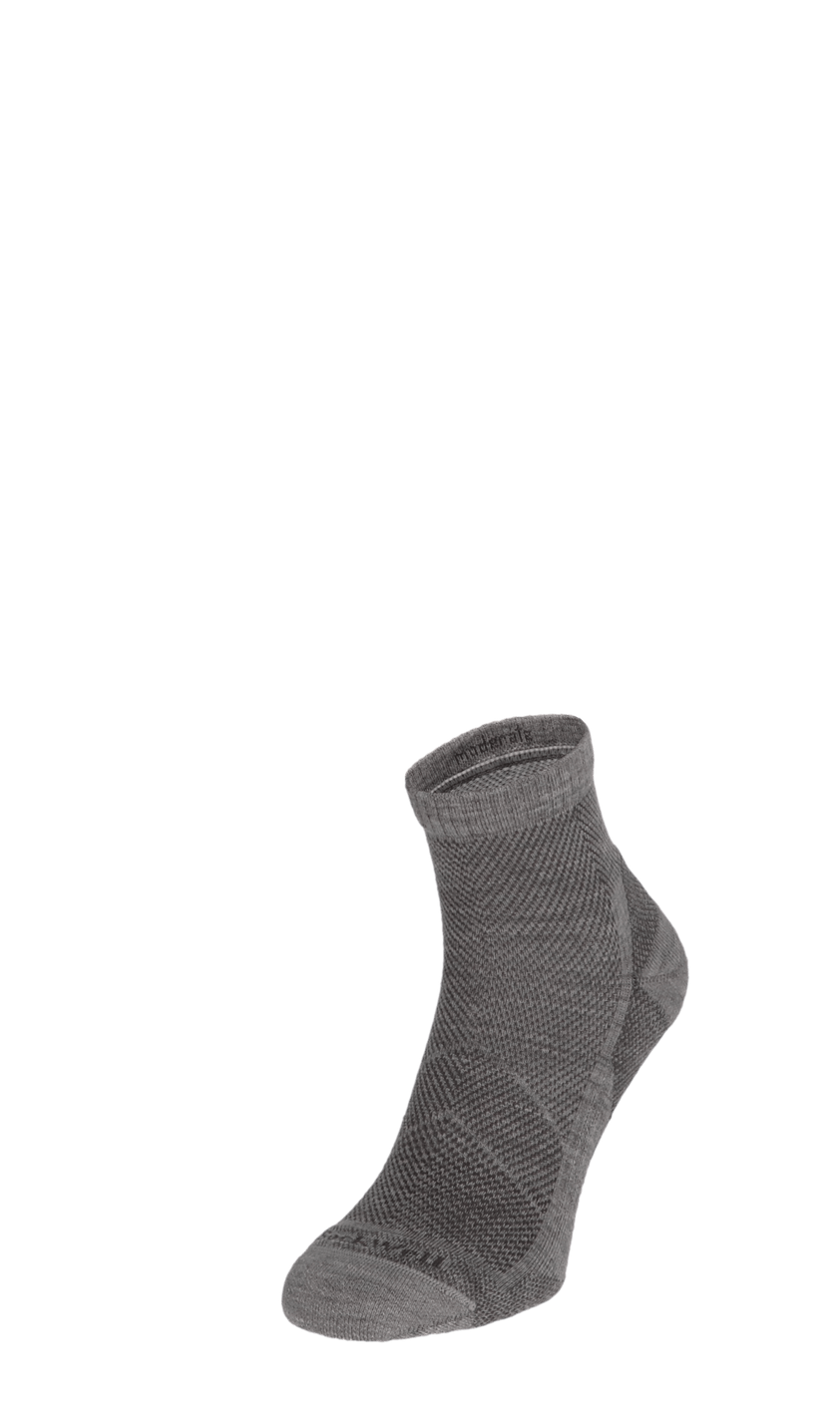 Elevate Quarter Herren Sportsocken 15-20 mmHg Light Grey