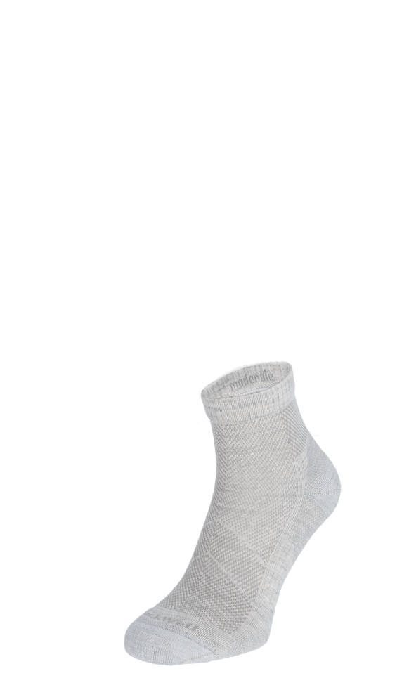 Elevate Quarter Damen Sportsocken 15-20 mmHg Ash