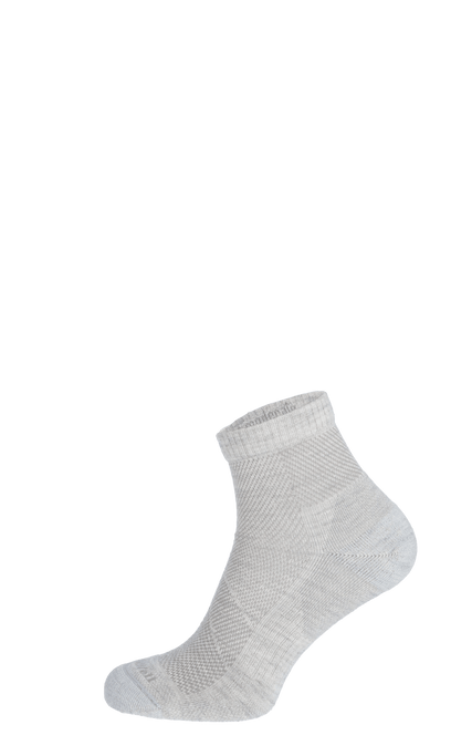 Elevate Quarter Damen Sportsocken 15-20 mmHg Ash