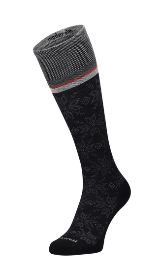 Winterland Damen Kompressionsstrümpfe 15-20 mmHg Black
