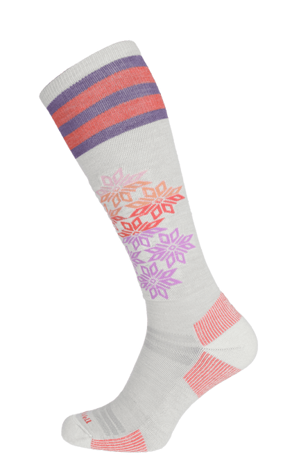 Powder Day Damen Skisocken 15-20 mmHg Ash