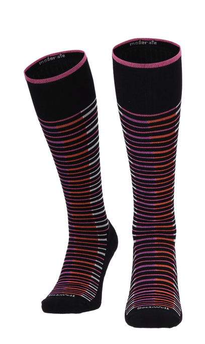Featherweight Flair Damen Kompressionsstrümpfe 15-20 mmHg Black Multi
