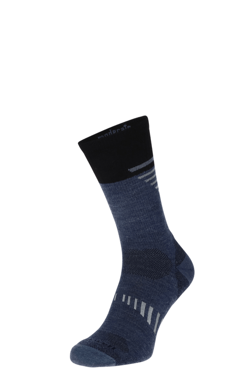 Ascend Crew II Herren Wandersocken 15-20 mmHg Denim