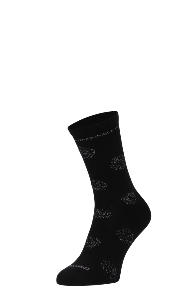 Sparkle Spray Damensocken Black