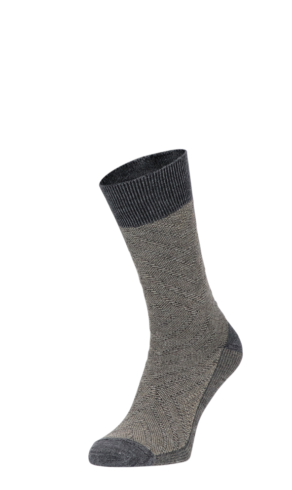 Fiber Optics Herrensocken Grey