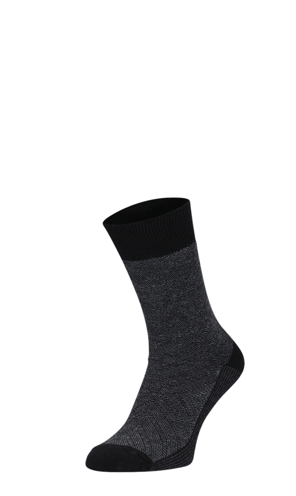 Fiber Optics Herrensocken Black