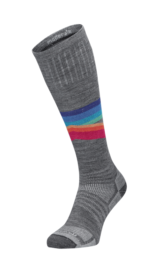 Rainbow Racer UL Damen Skisocken 15-20 mmHg Grey