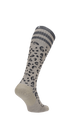 Leopard Damen Kompressionsstrümpfe 15-20 mmHg Putty