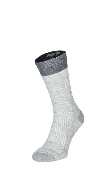 Elevate Crew Herren Sportsocken 15-20 mmHg Lt Grey