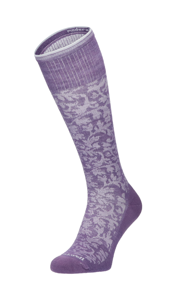 Damask Damen Kompressionsstrümpfe Klasse 1 Plum