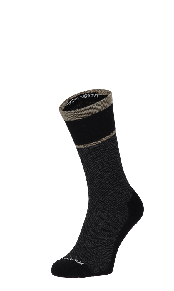 Plantar Cush Crew Herren Fersensporn Socken Klasse 2 Black