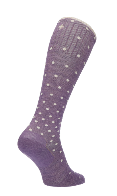On The Spot Damen Kompressionsstrümpfe Klasse 1 Plum Sparkle