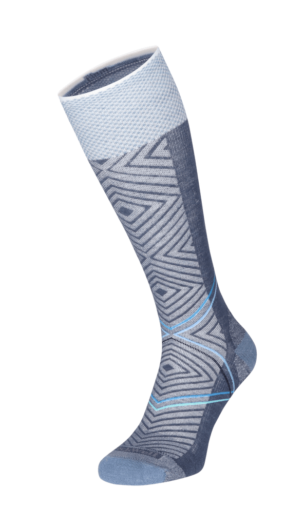 Pulse Damen Sportsocken 20-30 mmHg Denim