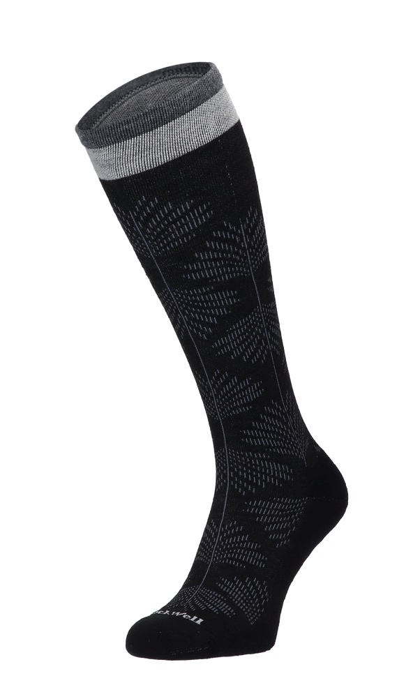 Full Floral Damen Kompressionsstrümpfe Klasse 1 Black