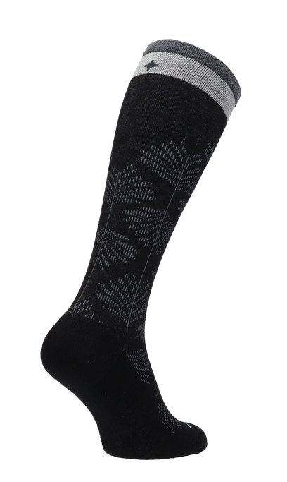 Full Floral Damen Kompressionsstrümpfe Klasse 1 Black