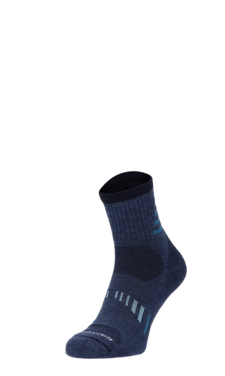 Ascend II Quarter Herren Wandersocken Klasse 1 Denim