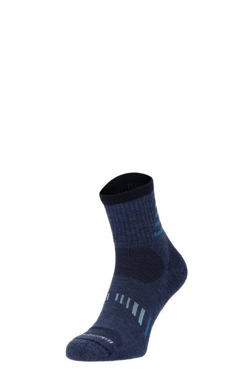 Ascend II Quarter Herren Wandersocken Klasse 1 Denim