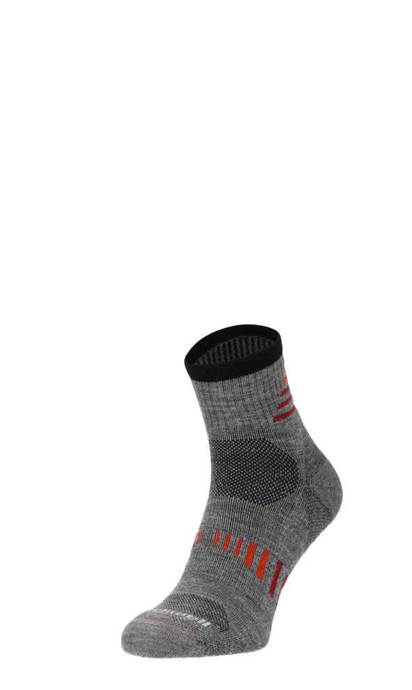 Ascend II Quarter Herren Wandersocken Klasse 1 Grey