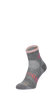 Ascend II Quarter Damen Wandersocken 15-20 mmHg Grey