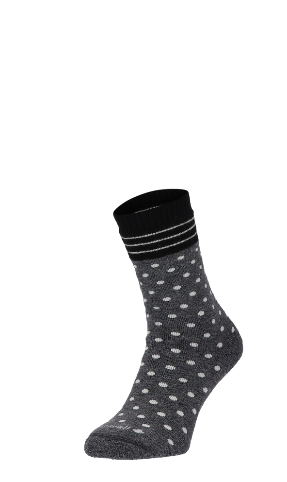 Plush Damen Diabetikersocken Charcoal