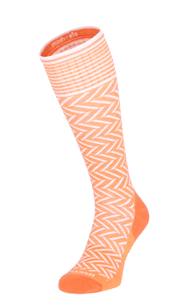 Chevron Damen Kompressionsstrümpfe 15-20 mmHg Apricot