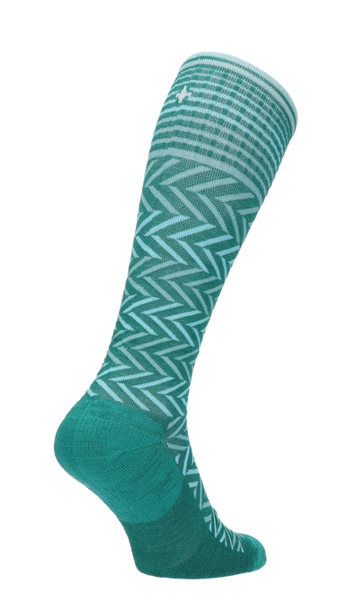 Chevron Damen Kompressionsstrümpfe Klasse 1 Jade