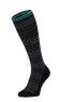 Chevron Damen Kompressionsstrümpfe 15-20 mmHg Black